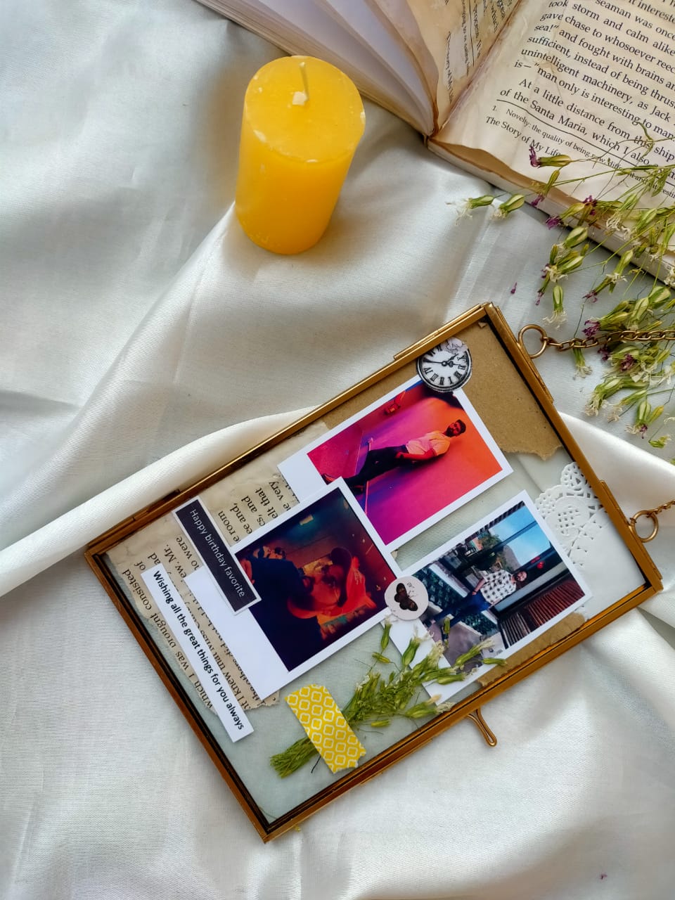 Vintage Brass Frame