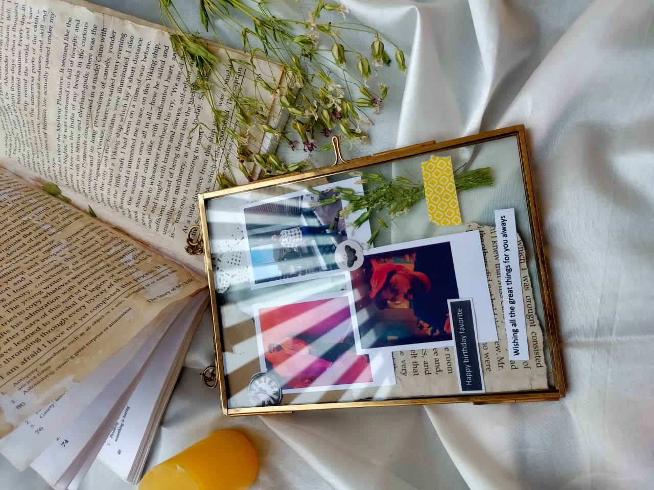 Vintage Brass Frame - Image 2