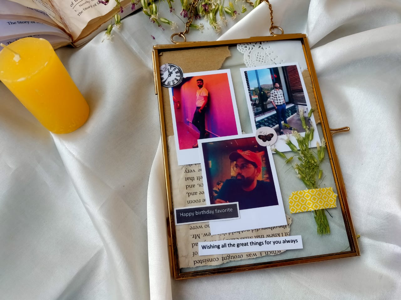 Vintage Brass Frame - Image 3