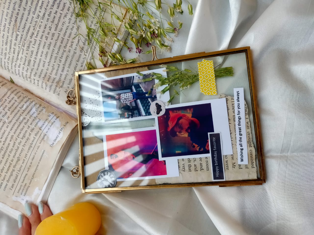 Vintage Brass Frame - Image 4